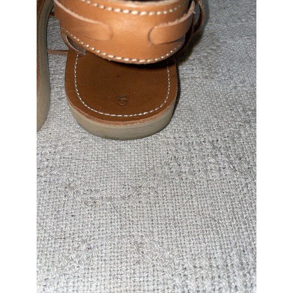 Cucos Women’s Casual Sandals Size 5 U.S. 7 M Brown Leather Ankle Straps Comfort - Picture 12 of 12